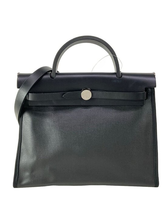 Hermes Handbags - Hermes Handbag Herbag Zip PM Black Silver
